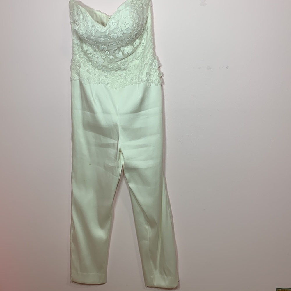 Galina, size 2 bridal jumpsuit LOVELY!!!! - Picture 2 of 6
